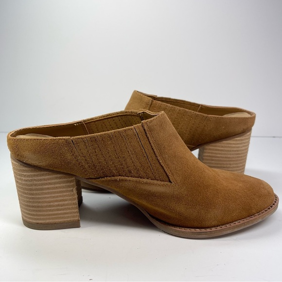 NWOT Aqua College Women’s Brown Suede Nan Waterproof‎ Mules Size 10M - Picture 8 of 11